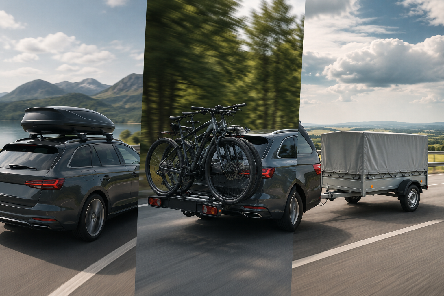 How Much Fuel Do a Roof Box, Bike Rack and Trailer Use?