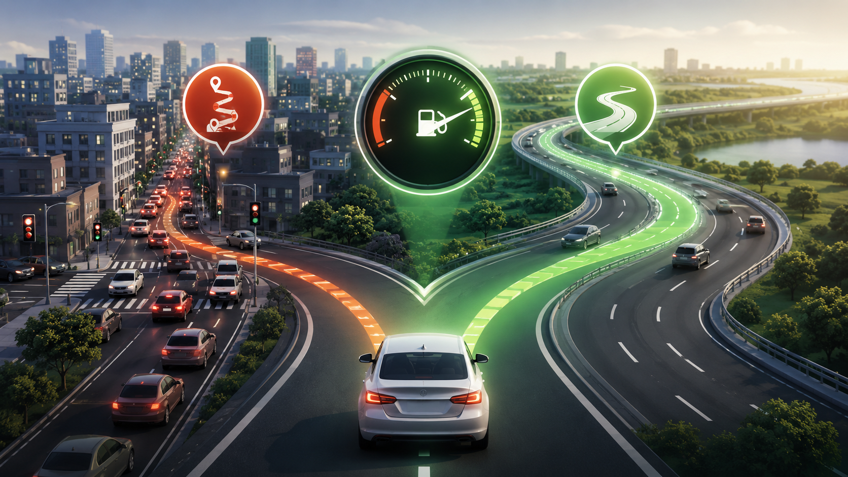 Shortest or Fastest Route: Which One Actually Saves More Fuel?