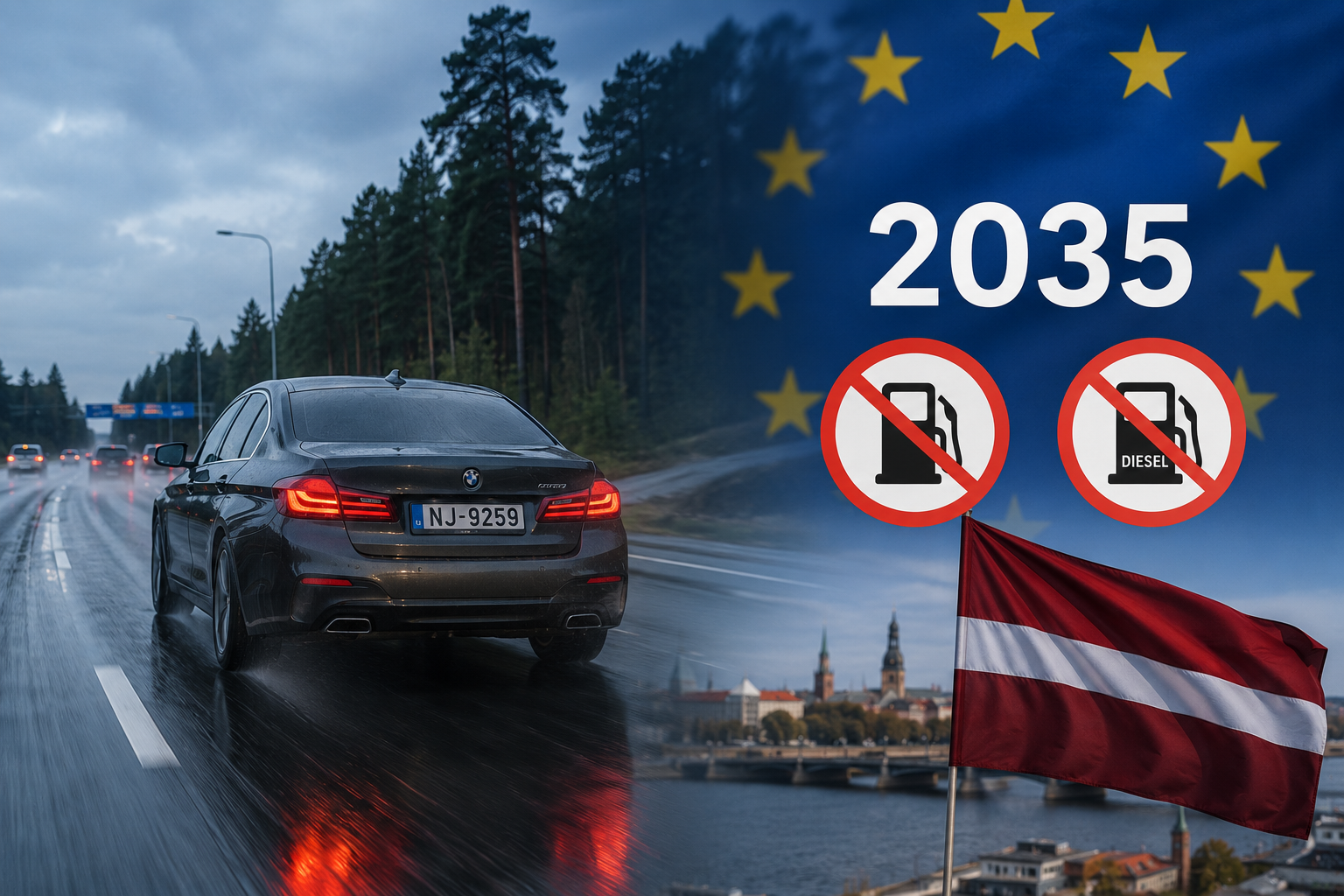 Will Petrol and Diesel Cars Remain After 2035? What the New EU Proposal Means for Latvia