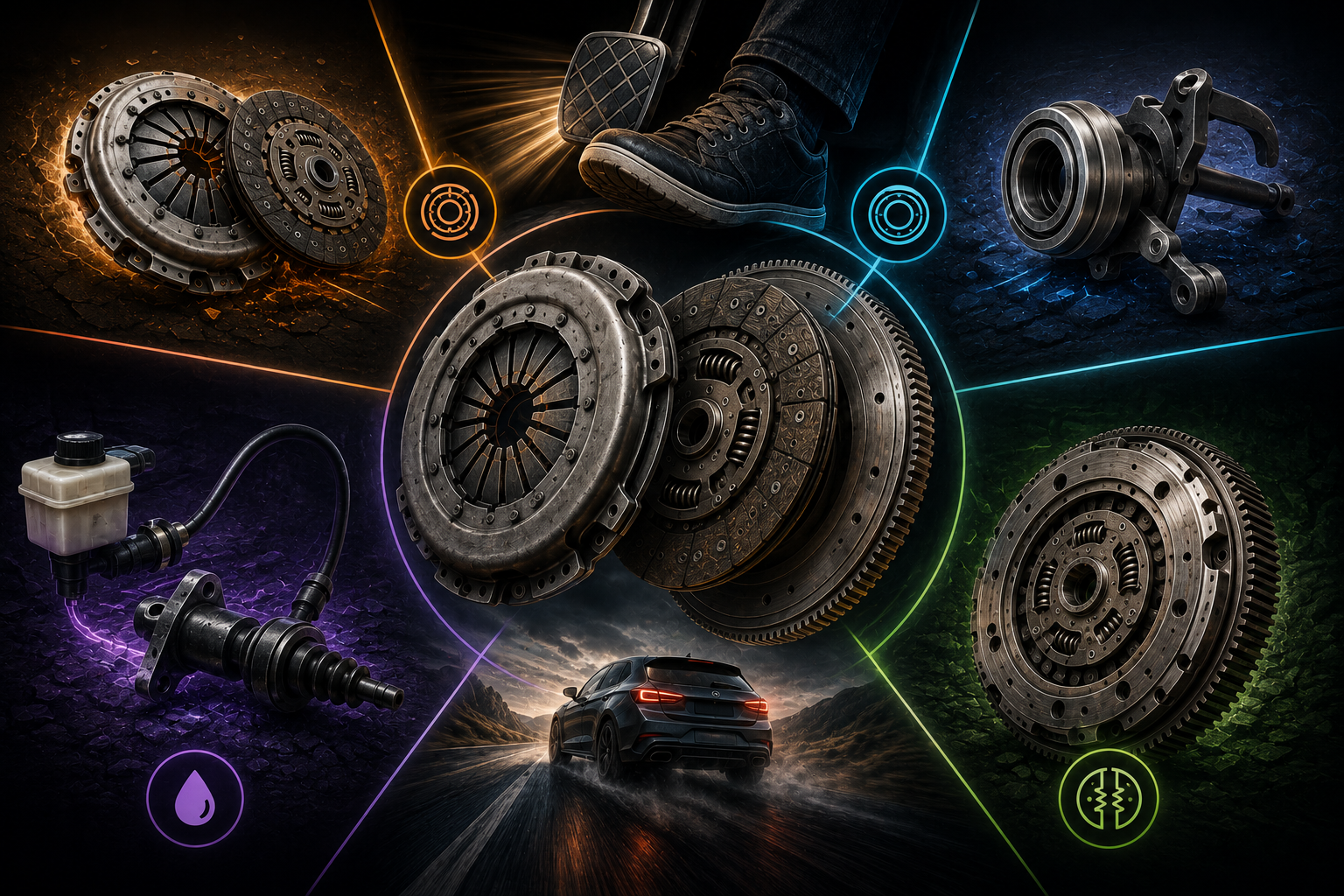 Clutch Slipping, Juddering or Rattling: How to Tell Apart a Clutch Kit, Release Bearing, Hydraulic-System and Dual-Mass Flywheel Fault
