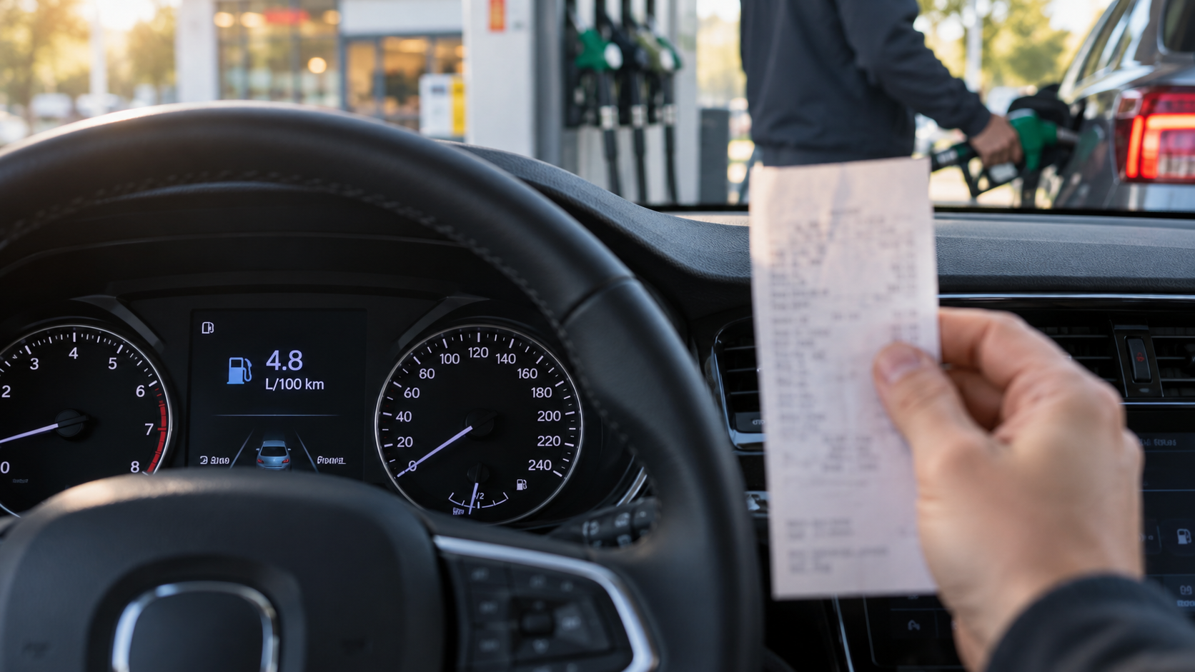 Why Does the Trip Computer Show Lower Fuel Consumption Than the Fuel Receipt?