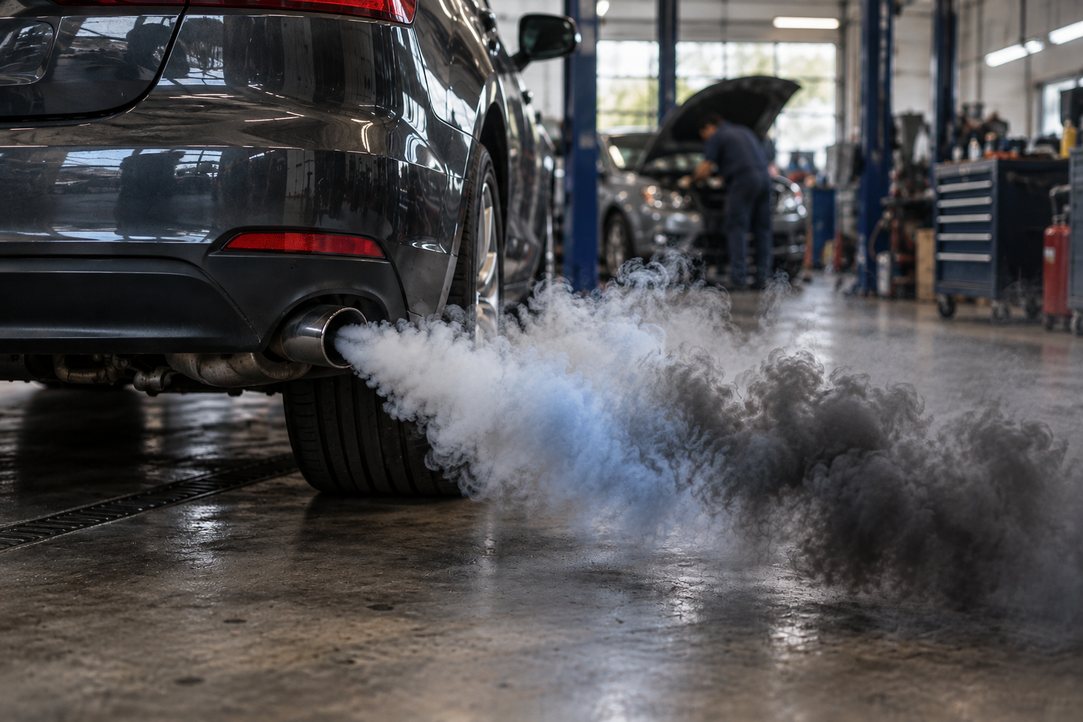 White, Blue or Black Smoke from the Exhaust: What Does the Colour Really Tell You About an Engine Problem?